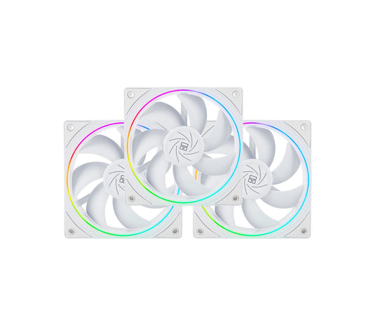 ThermalRight 3 Pack TL-S12W 120mm White ARGB Case Cooler Fan