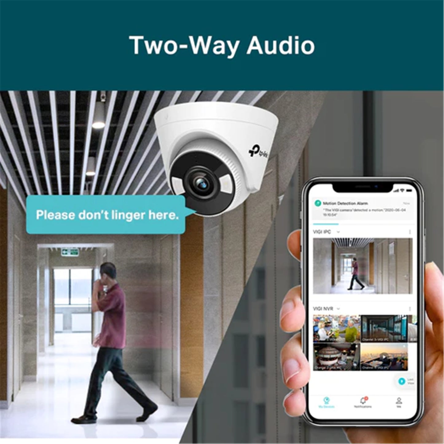 TP-Link VIGI C450 5MP Full-Colour Turret Network Camera