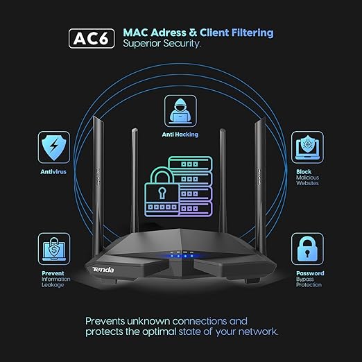 Tenda AC6 AC1200 WiFi Router