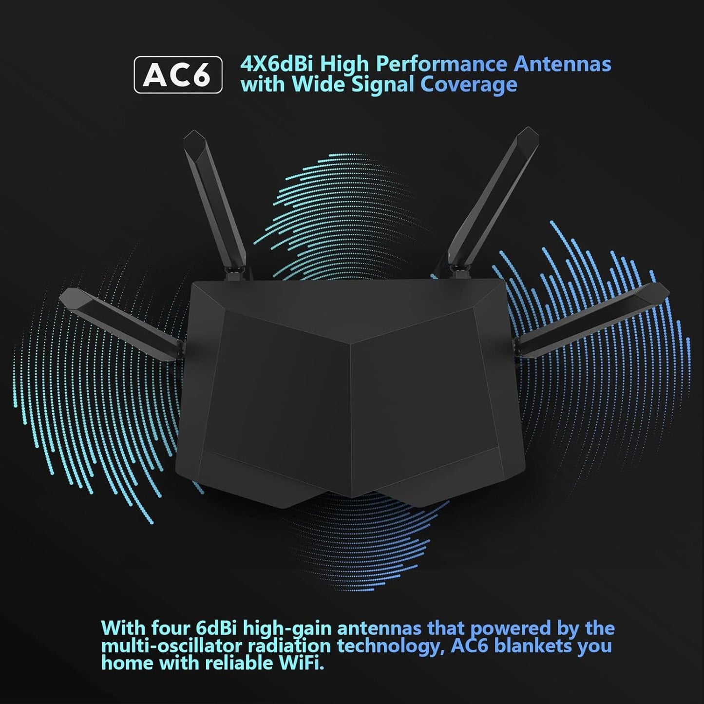 Tenda AC6 AC1200 WiFi Router