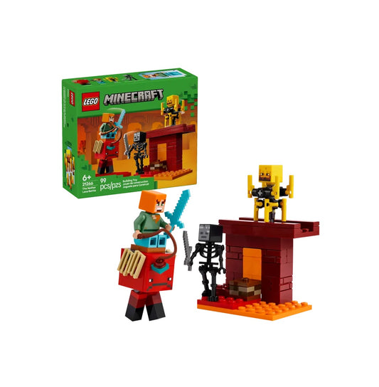 LEGO Minecraft 21266 The Nether Lava Battle