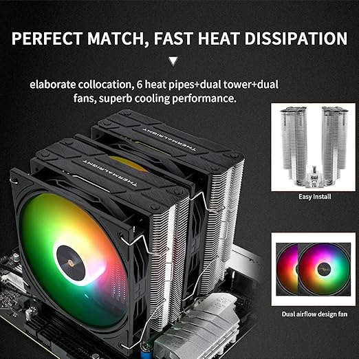 Thermalright Peerless Assassin 120 ARGB BLACK V3 CPU Cooler