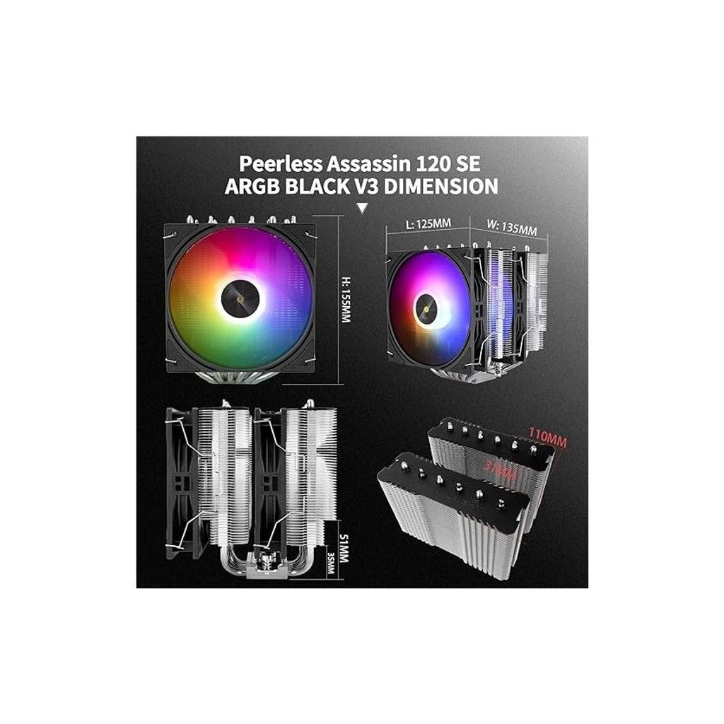 Thermalright Peerless Assassin 120 SE ARGB V3 CPU Cooler
