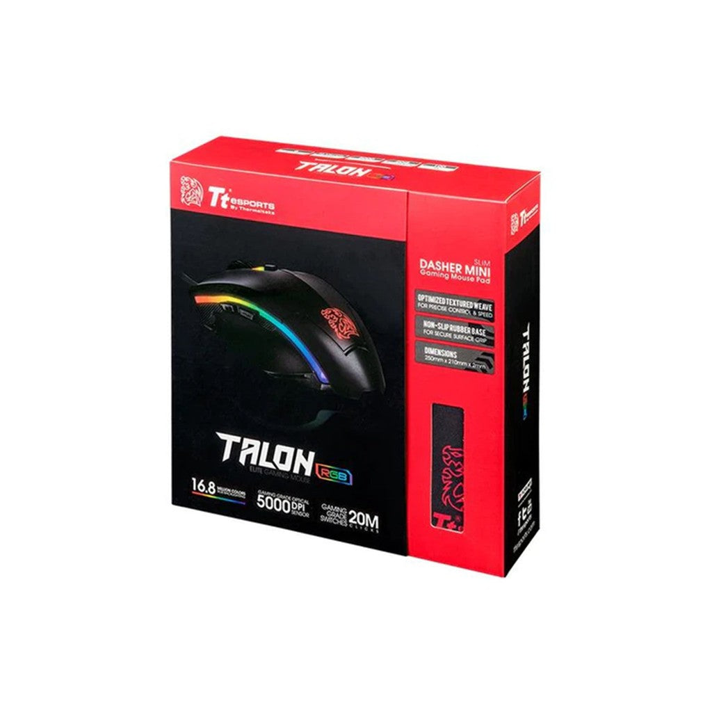 Thermaltake Tte Sports by Thermaltake TALON ELITE RGB Gaming Mouse