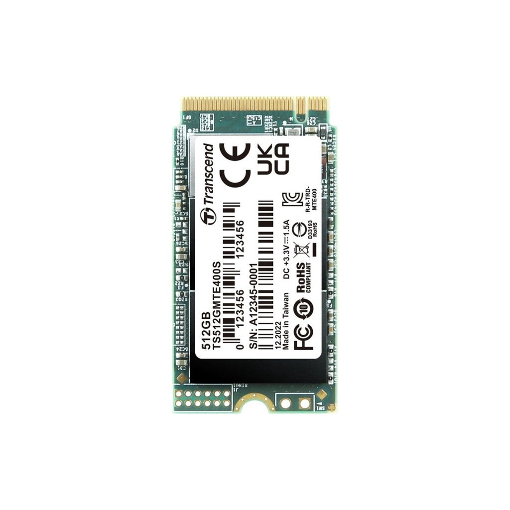 Transcend MTE400S 512GB M.2 2242 NVMe SSD