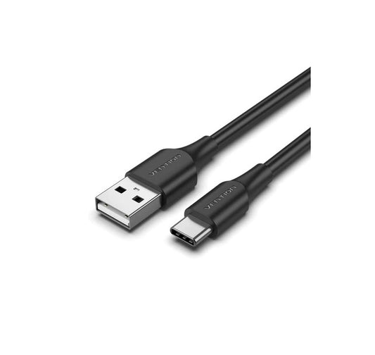 VENTION USB 2.0 A MALE TO C MALE 3A CABLE 2M BLACK