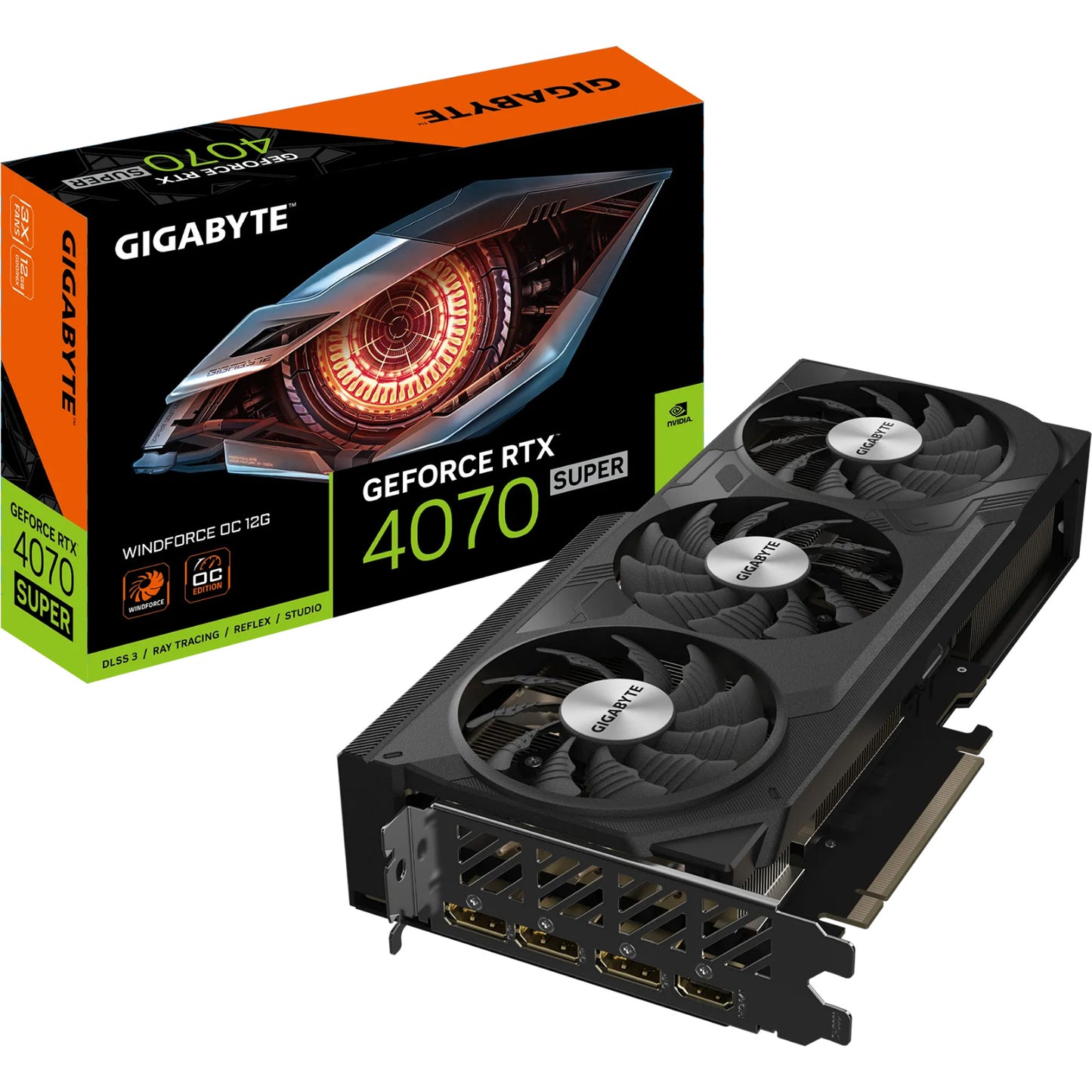 Gigabyte NVIDIA GeForce RTX 4070 Super WindForce 12GB GDDR6X Graphics Card