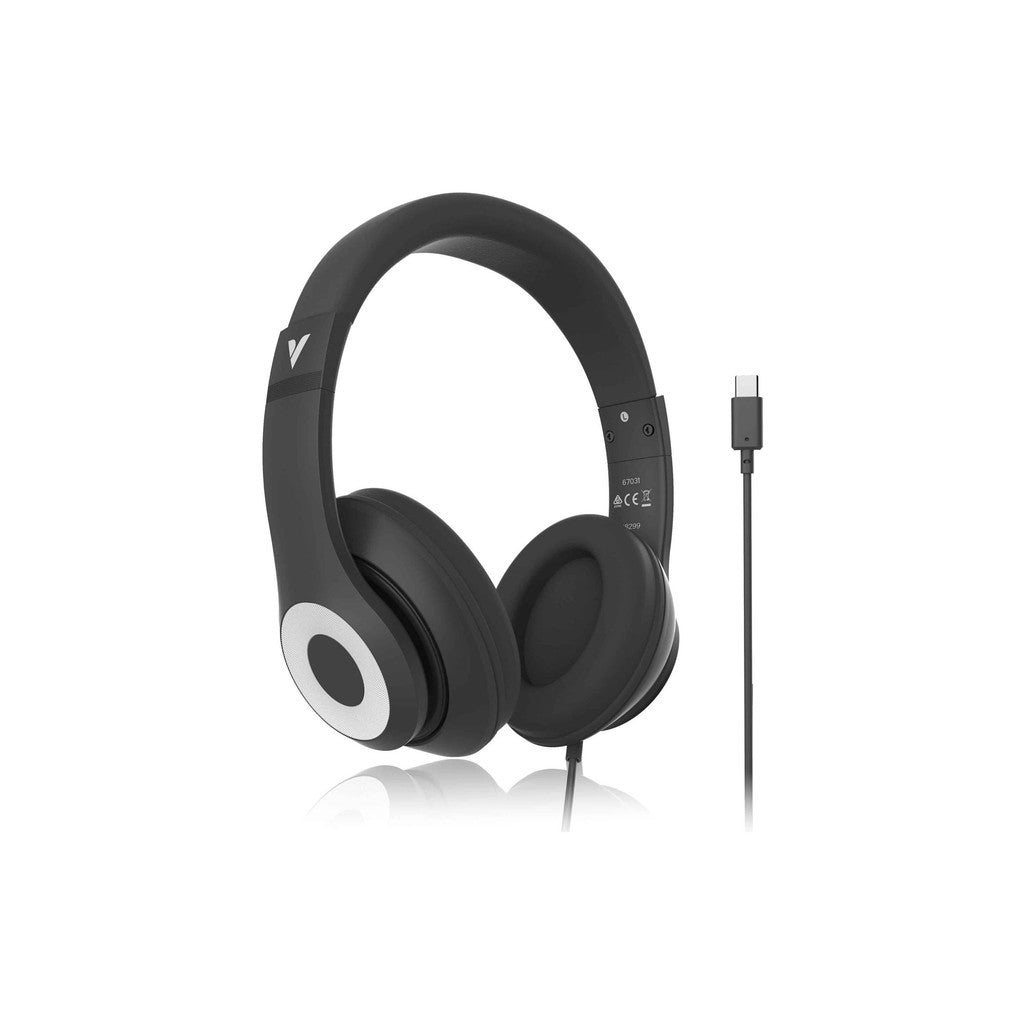 Verbatim 67031 Audio Headphone Classic Type C - Black