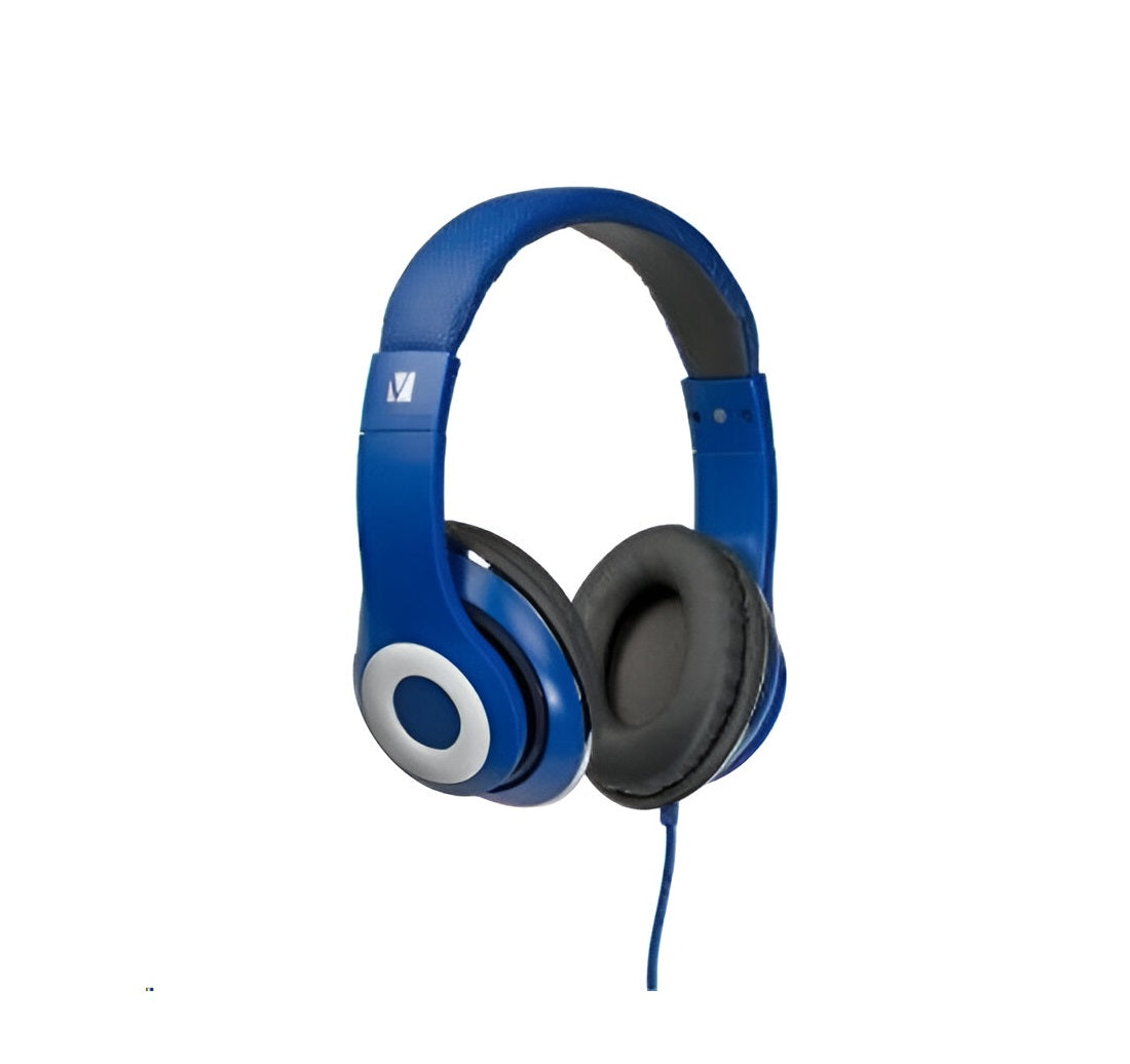 Verbatim Classic V-100C Wired Over-Ear Headphones - Blue