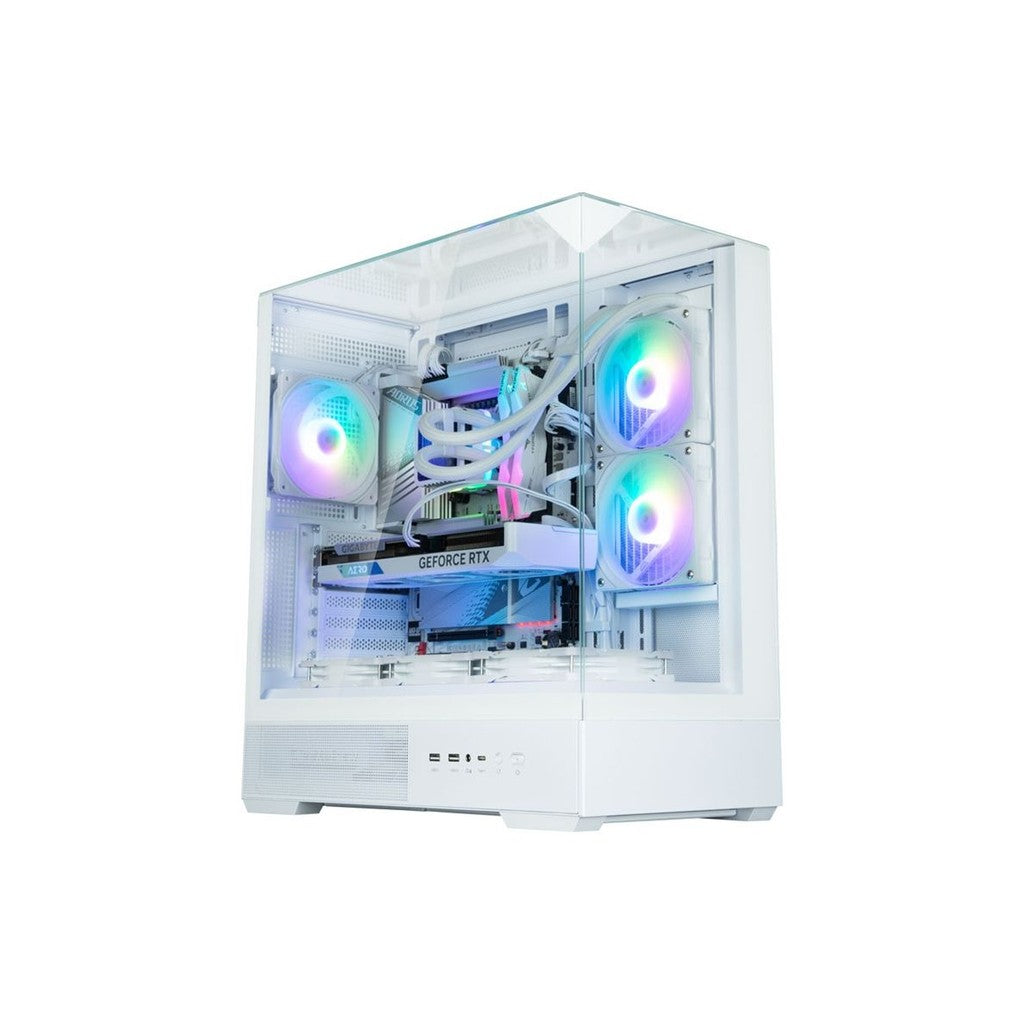 Zalman P40 Prism White ATX Mid Tower Case