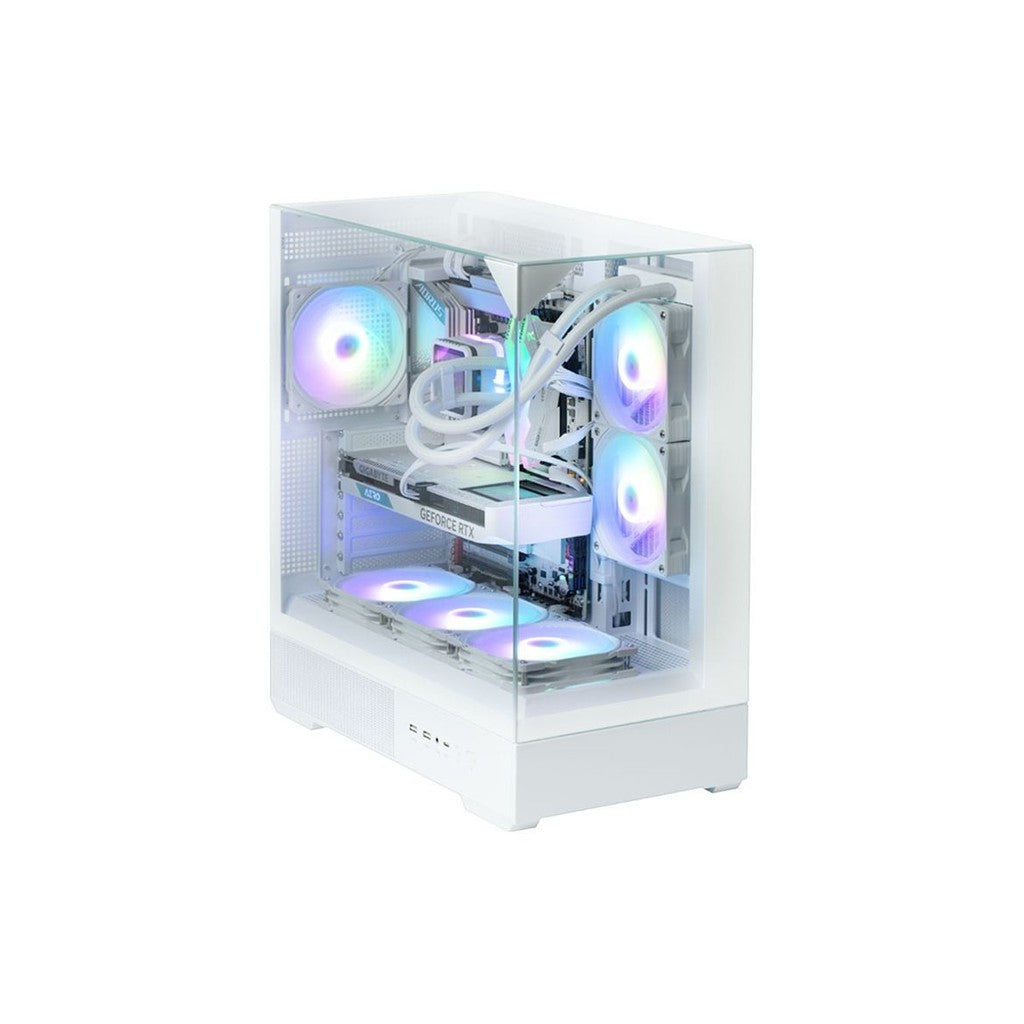 Zalman P40 Prism White ATX Mid Tower Case