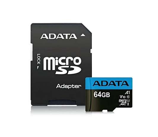 ADATA Premier 64GB microSD Card with Adapter Lifetime Wty