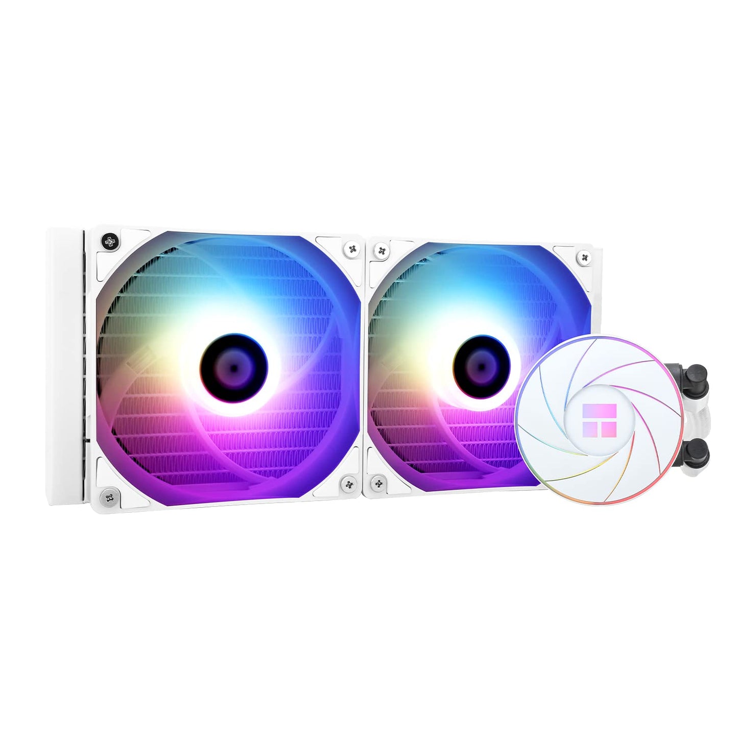 ThermalRight Aqua Elite 240 WHITE ARGB AIO Liquid Cooler w/ 2x 120mm Fan 3Yr Wty