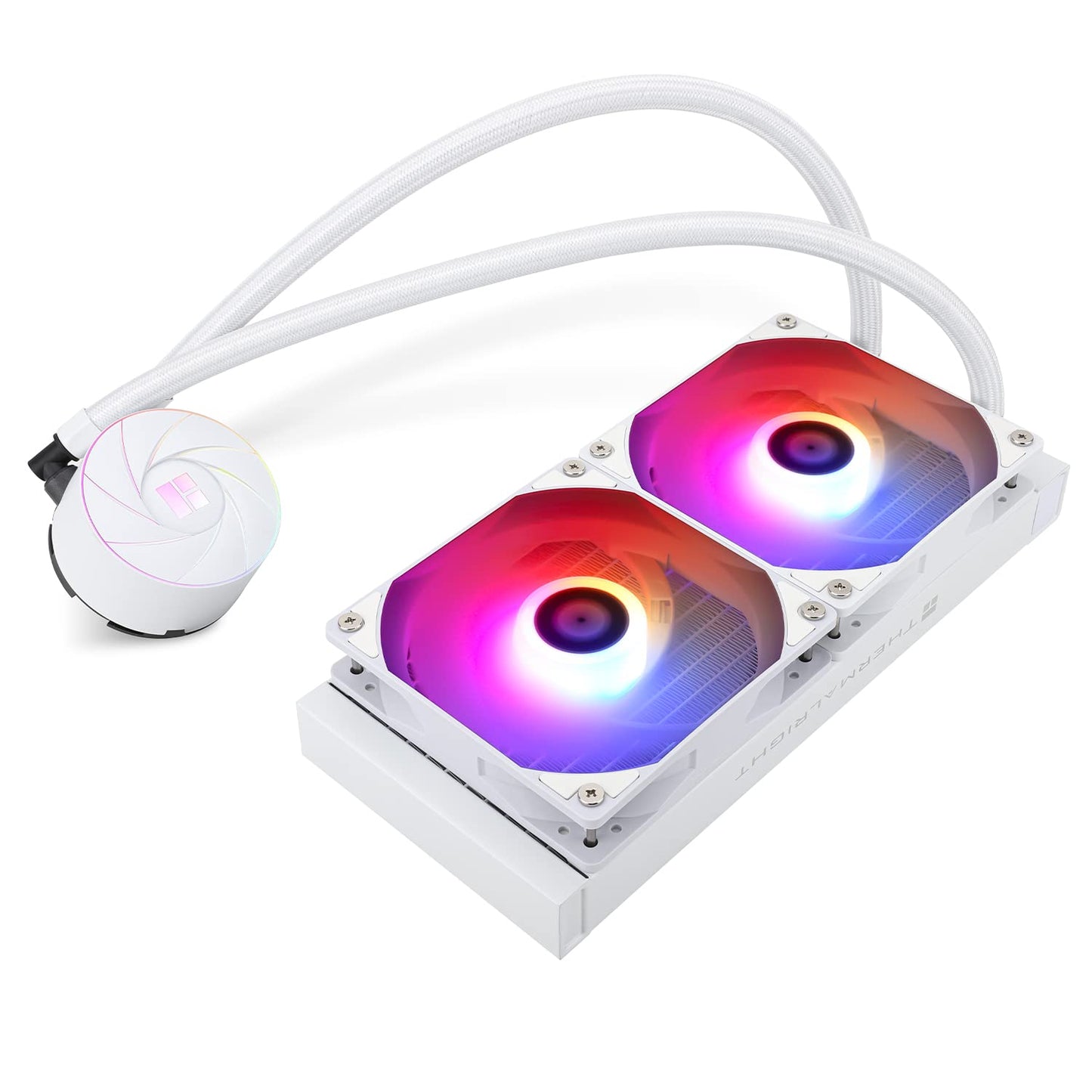 ThermalRight Aqua Elite 240 WHITE ARGB AIO Liquid Cooler w/ 2x 120mm Fan 3Yr Wty