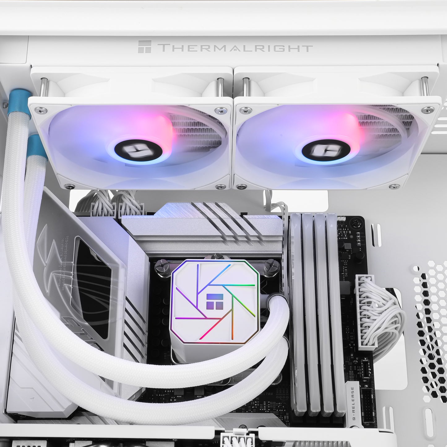 ThermalRight Aqua Elite 240 WHITE V3 ARGB AIO Liquid Cooler w/ 2x 120mm Fan 3Yr Wty