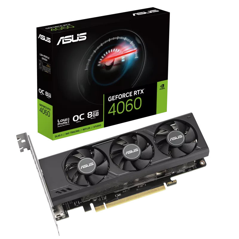 ASUS GeForce RTX 4060 OC 8GB Graphics Card - Low Profile