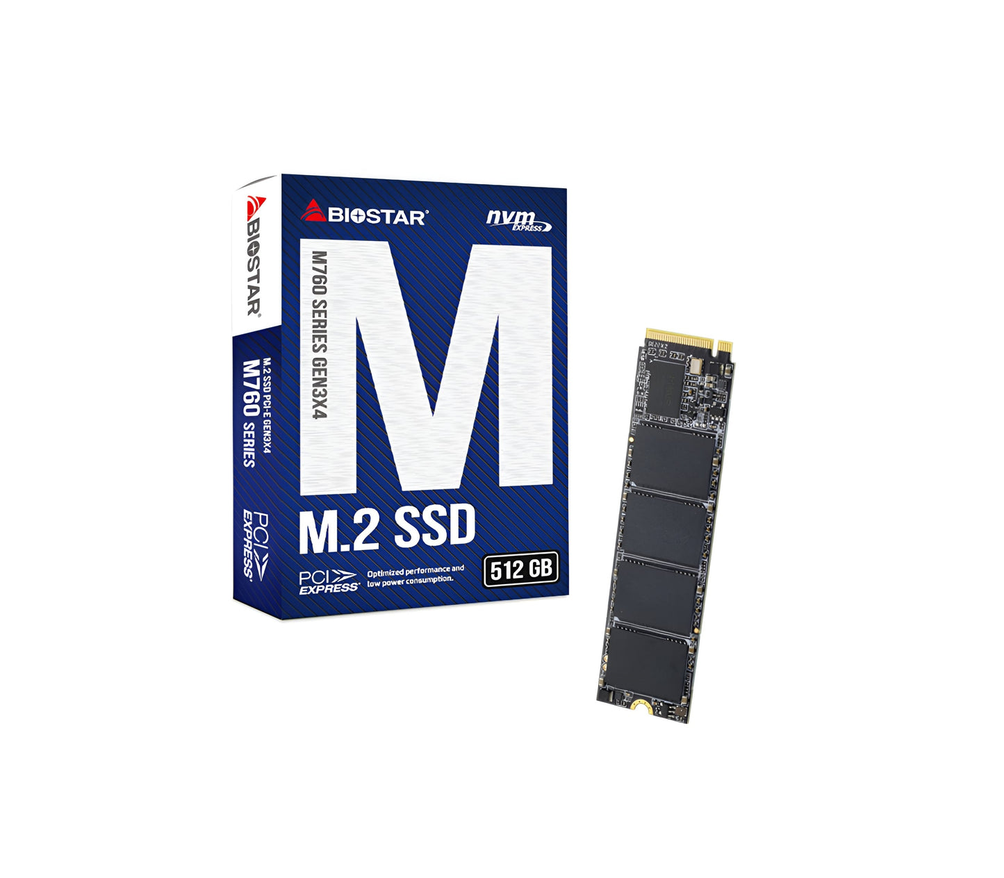 Biostar M760 512GB M.2 NVMe SSD