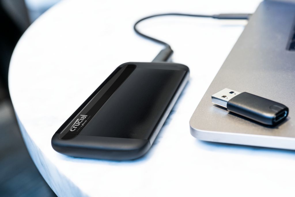 Crucial X8 1TB External SSD USB3.2 Gen2 3Yr Wty