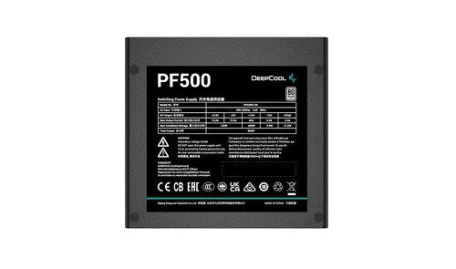 DEEPCOOL PF500 500W 80 Plus 3 Year Warranty ATX PSU