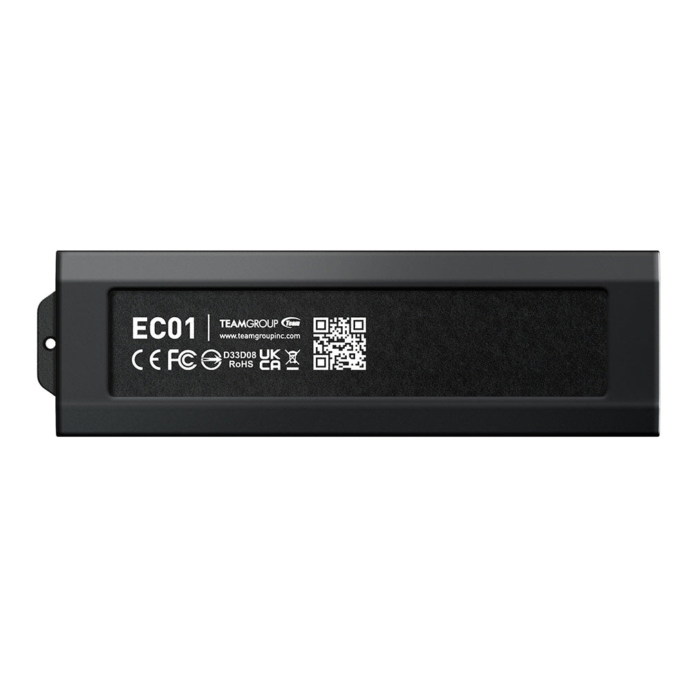 TeamGroup EC01 M.2 NVMe PCIe SSD Tool-Free USB 3.2 Gen2 Type-C Enclosure