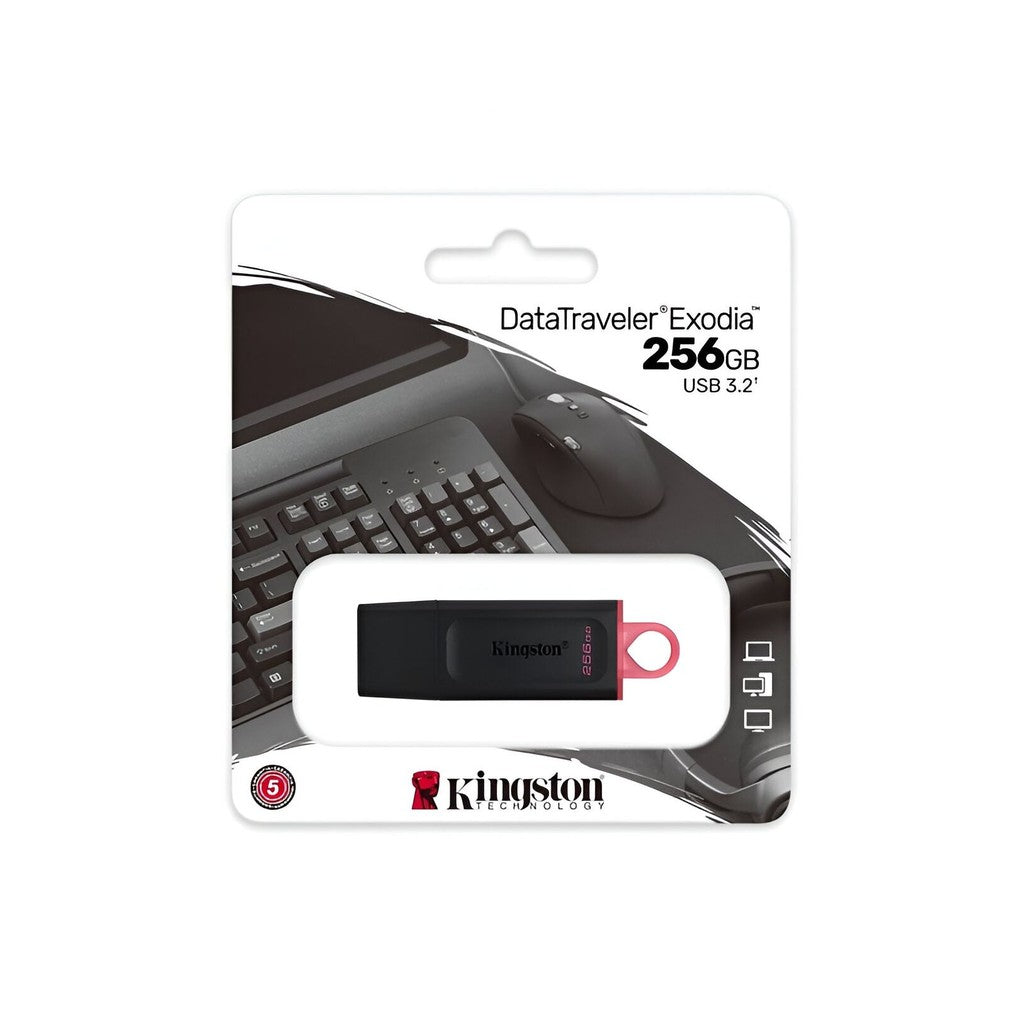 Kingston Data Traveler Exodia 256GB USB 3.2 Flash Drive