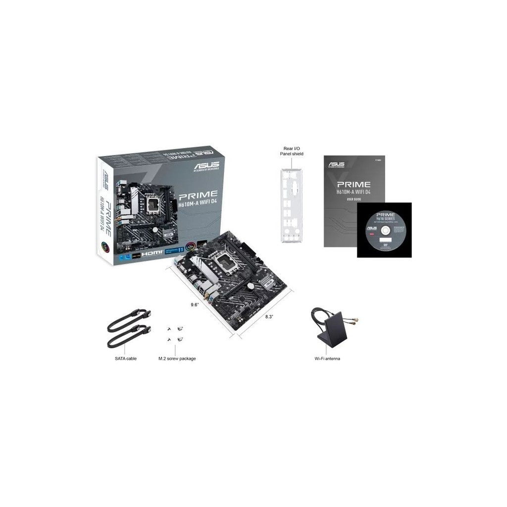 ASUS PRIME H610M-A WIFI D4 mATX Motherboard