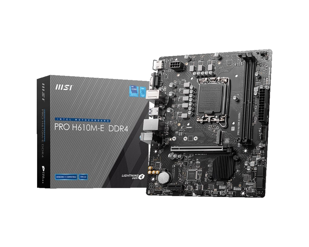 MSI H610M-E DDR4 mATX Motherboard