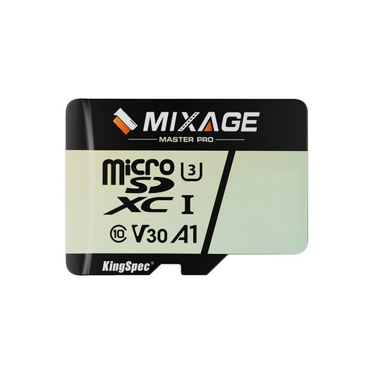 KingSpec Mixage 128GB V30 microSD Card with Adapter
