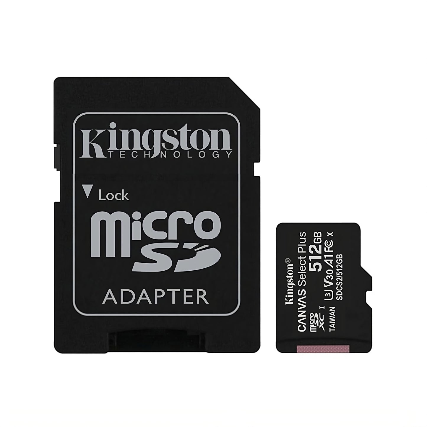 Kingston Canvas Select Plus 512GB microSD Card with Adapter Lifetime Wty