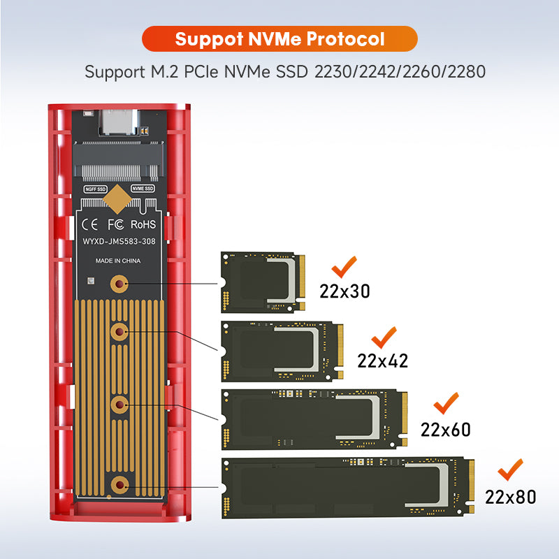 KingSpec M.2 NVMe Enclosure