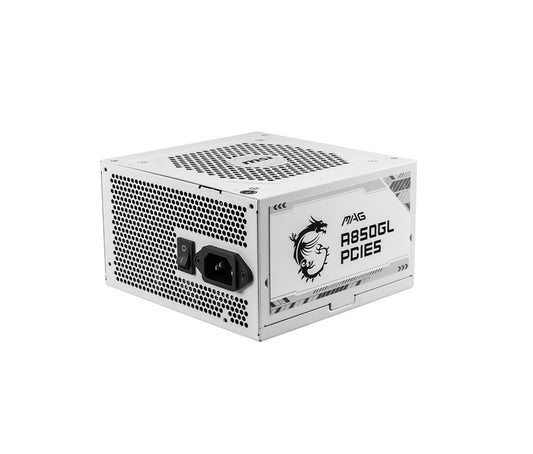 MSI MAG A850GL White PCIE5 850W 80Plus Gold ATX 3.0 PSU