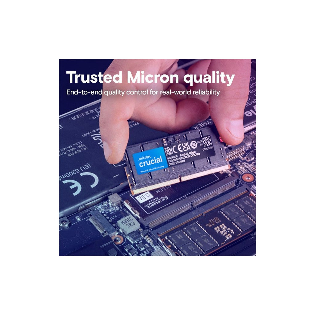 16GB (2x8) Crucial 4800mhz DDR5 SODIMM RAM