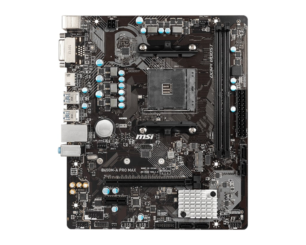 MSI B450M-A PRO MAX AM4 mATX Motherboard