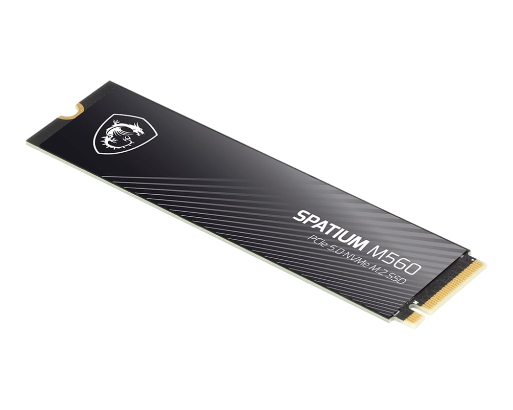 MSI Spatium M560 1TB 10,200MB/s PCIe 5.0 M.2 2280 NVMe SSD