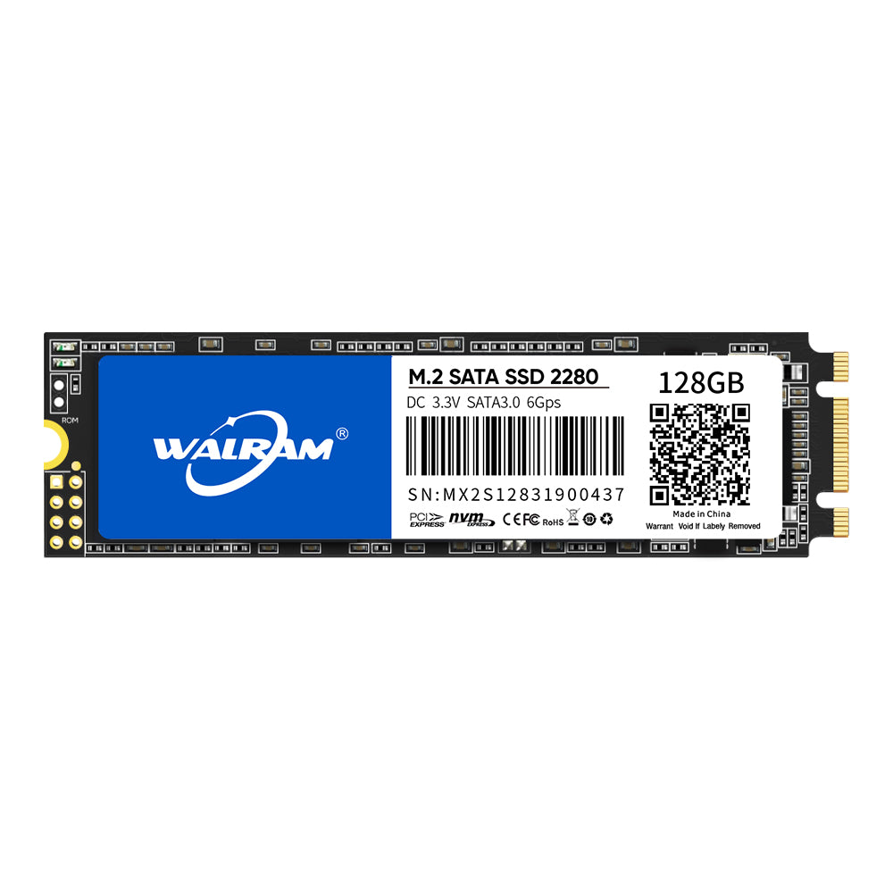 Walram 128GB SSD M.2 NGFF SATA 3Yr Wty