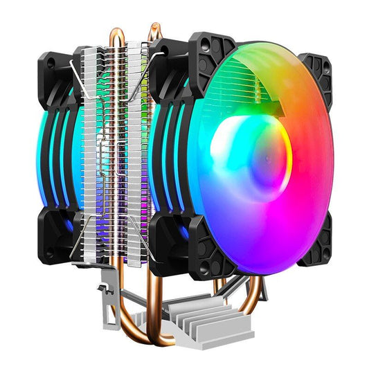 COOLMOON P22 RGB 3Pin Dual Fan CPU Air Cooler