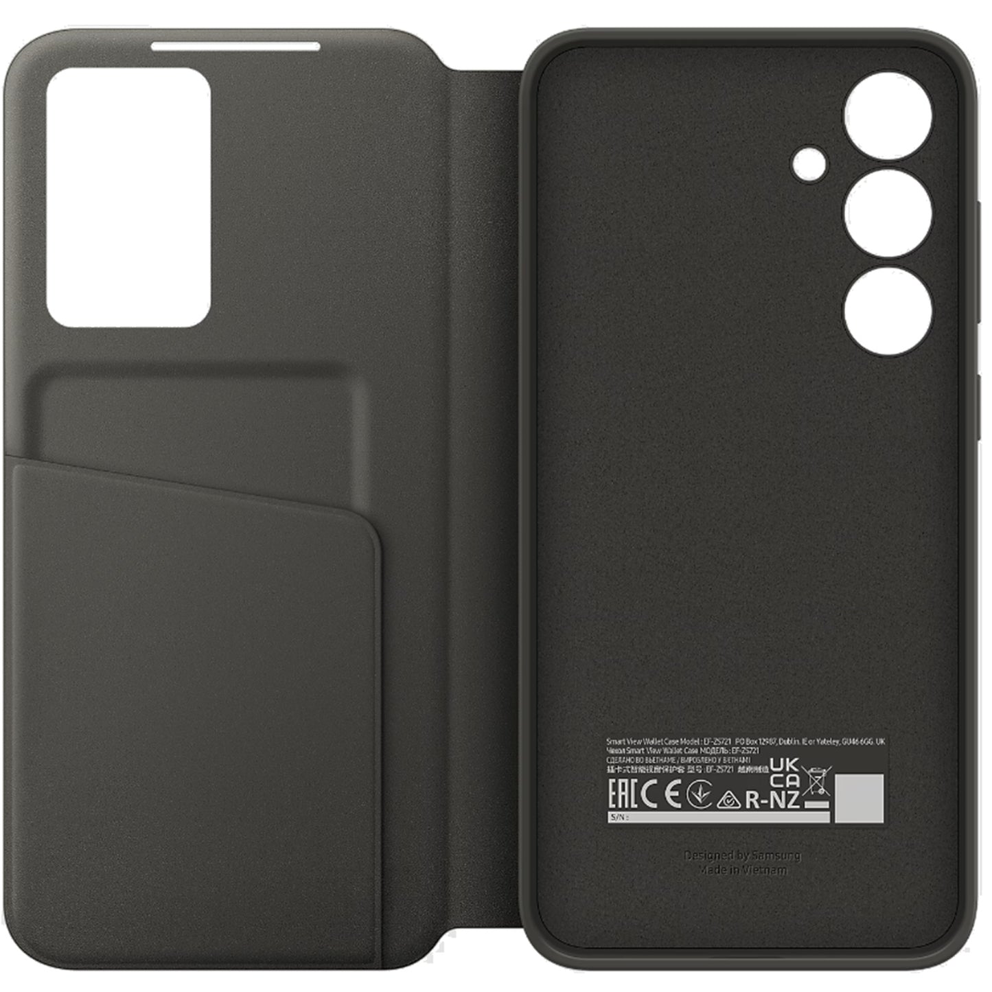 Samsung Galaxy S24 FE Smart View Wallet Case - Black