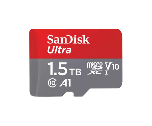 SanDisk 1.5TB Ultra UHS-I microSDXC Memory Card with SD Adapter  10Yr Wty