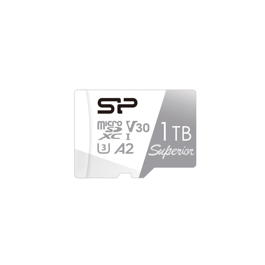 Silicon Power Superior 1TB microSD Card with Adapter 5Yr Wty