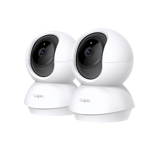 TP-Link Tapo C200P2 2MP/1080P Indoor PT Wi-Fi Camera (Twin Pack)