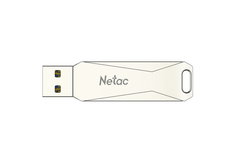 Netac U381 64GB USB 3.0 + Micro-USB Dual Flash Drive 5Yr Wty