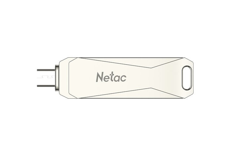 Netac U381 64GB USB 3.0 + Micro-USB Dual Flash Drive 5Yr Wty