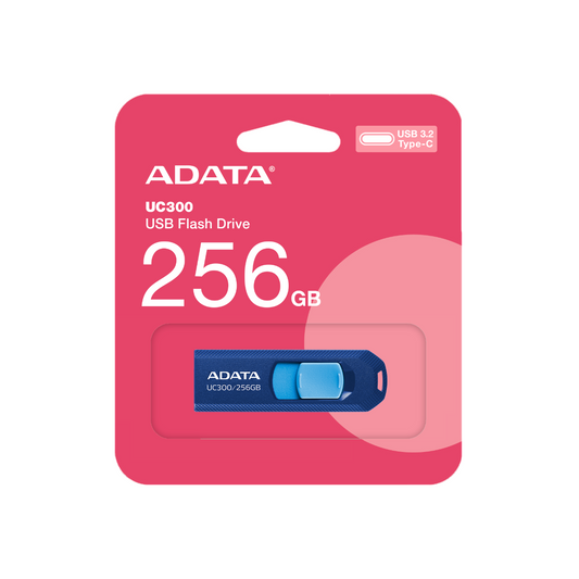 ADATA UC300 256GB USB 3.2 Type-C Flash Drive 5Yr Wty