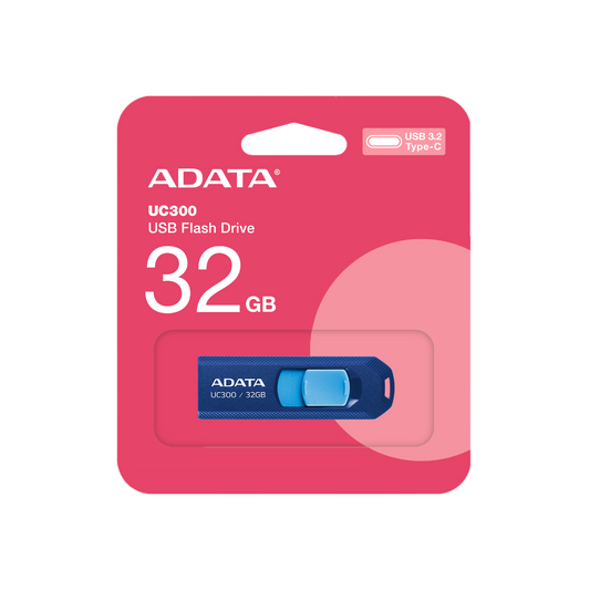 ADATA UC300 32GB USB 3.2 Type-C Flash Drive 5Yr Wty