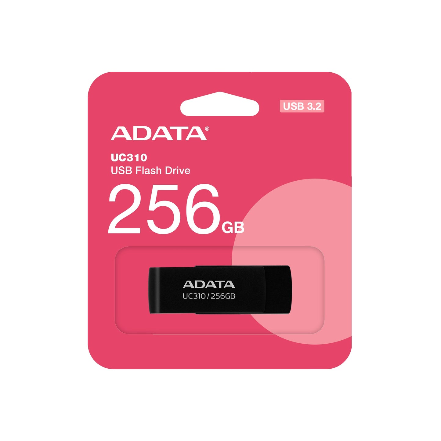 ADATA UC310 256GB USB 3.2 Flash Drive - Black