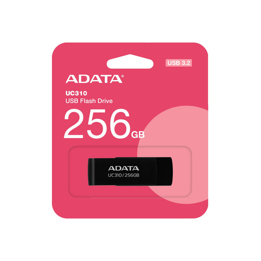 ADATA UC310 256GB USB 3.2 Flash Drive - Black