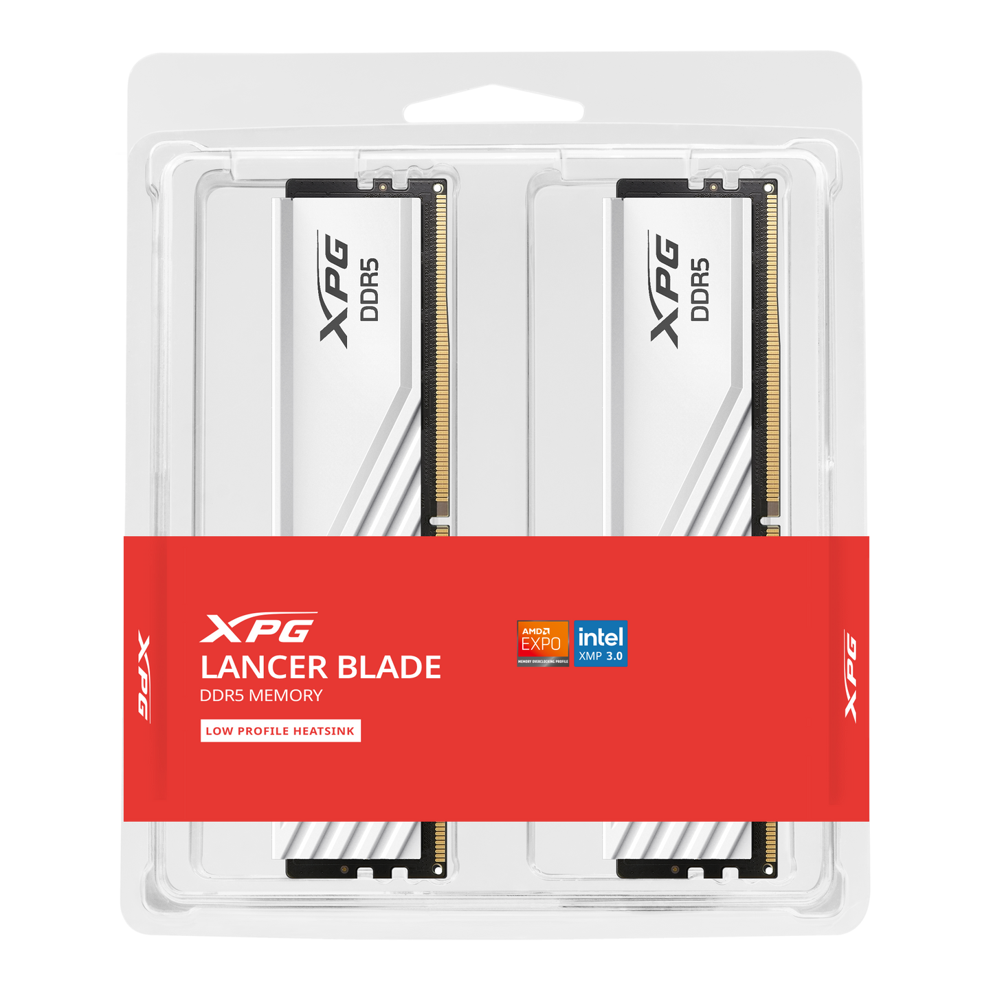 ADATA XPG Lancer Blade 32GB (2x16GB) 6000mhz CL30 DDR5 DIMM RAM - White