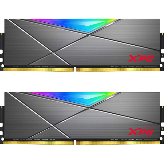 16GB(2x8) ADATA XPG Spectrix D50 RGB 3200mhz CL16 DDR4 RAM Lifetime Wty