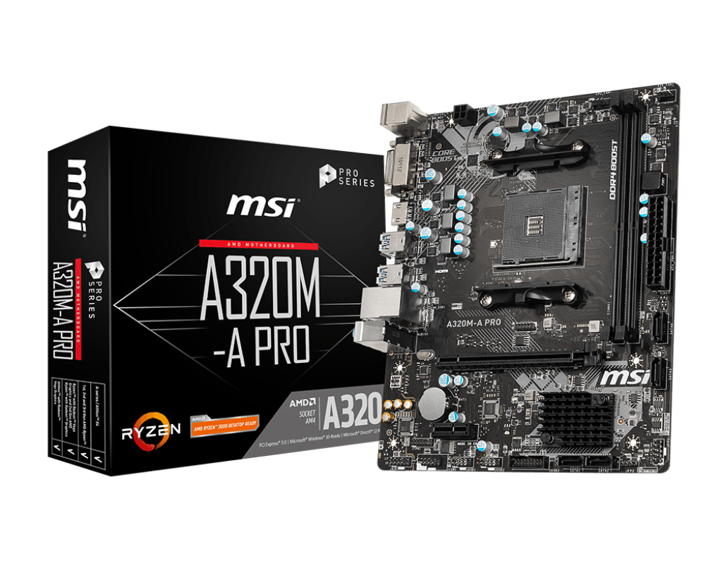 MSI A320M-A PRO AMD mATX Motherboard