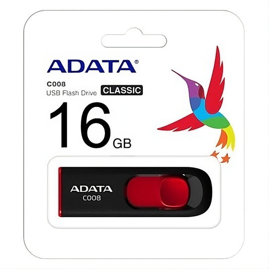 ADATA C008 16GB USB 2.0 Flash Drive 5Yr Wty
